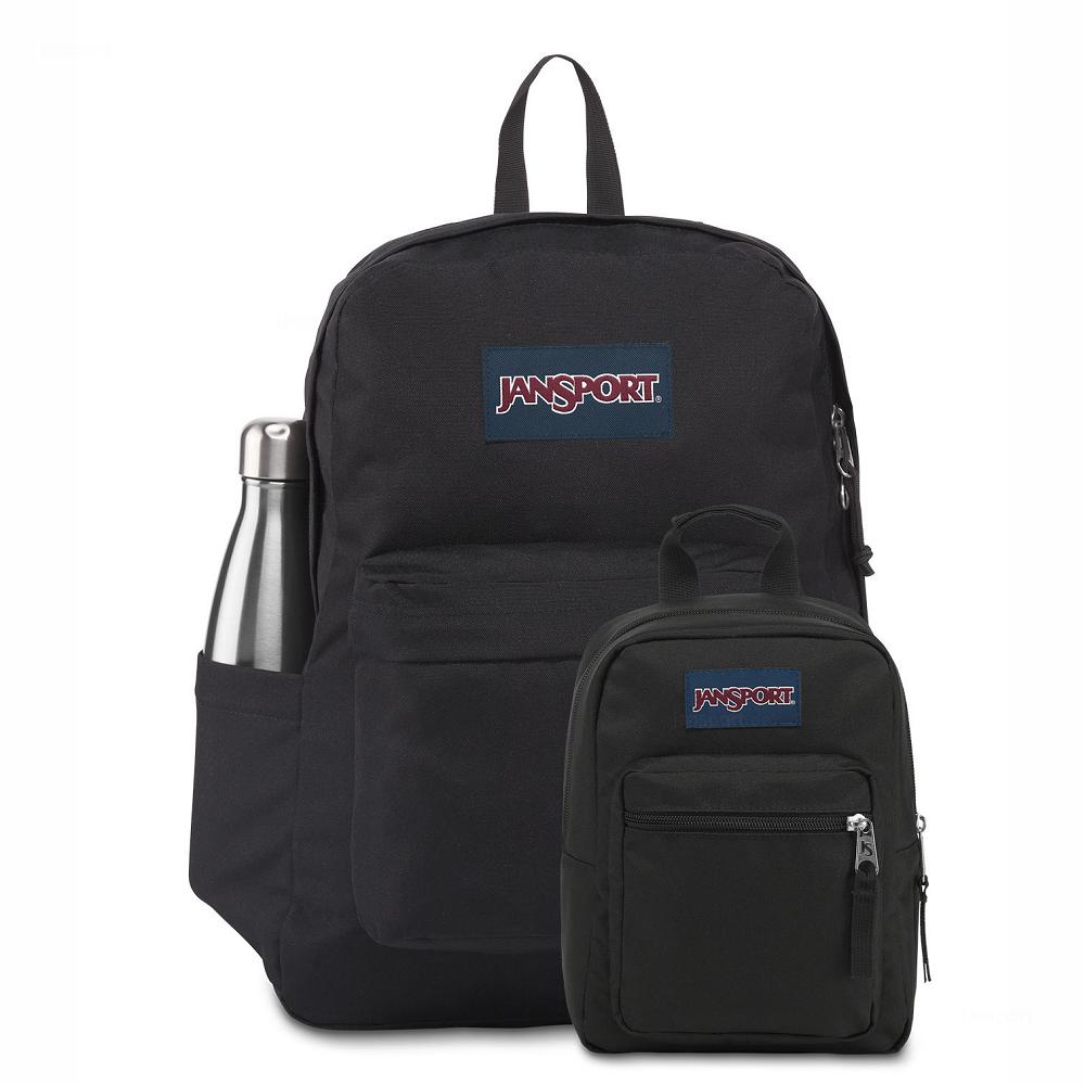 Sac à Dos Scolaire JanSport SUPERBREAK? + BIG BREAK Noir | CWU-54208310